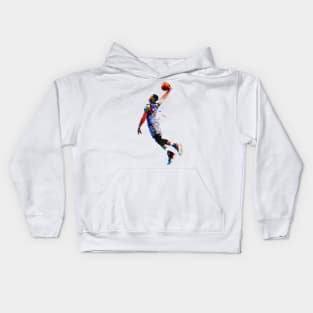 Russell Westbrook Low Poly Kids Hoodie